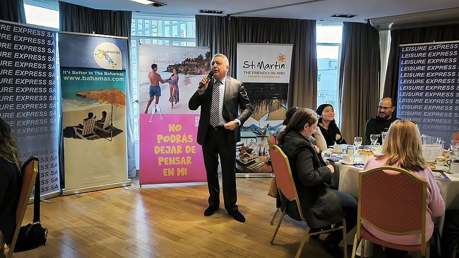 Leisure Express organizó un desayuno de capacitación sobre el Caribe junto a referentes de destinos