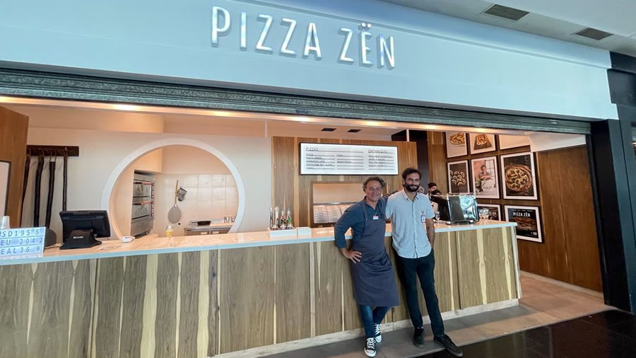 -Pizza Zen abre un local en el Aeropuerto Internacional de Ezeiza-
