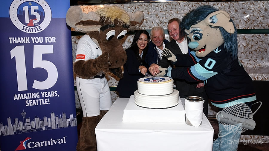 -Carnival Cruise Line celebra 15 aos de diversin desde Seattle-