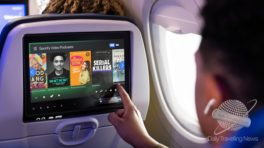 -United y Spotify se unen para una mejor experiencia a bordo-