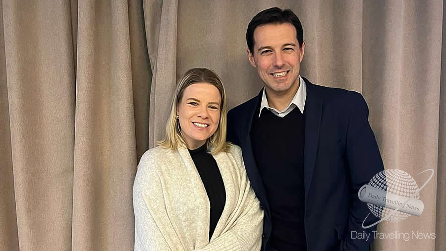 -Andrea Oliveira, gerente comercial y Eduardo Zorzanello, CEO de Festuris-