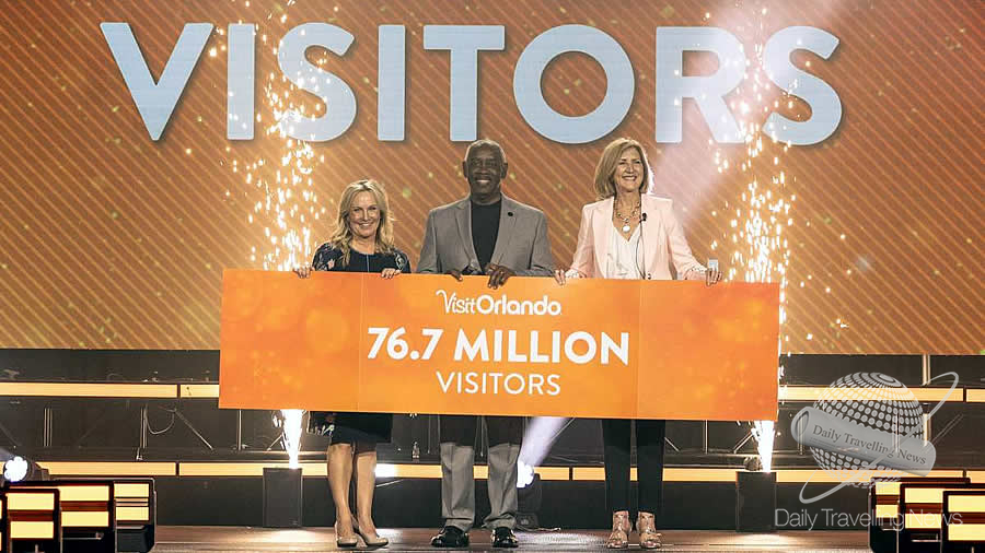 -Orlando recibi� un r�cord de 76,7 millones de visitantes en 2025-