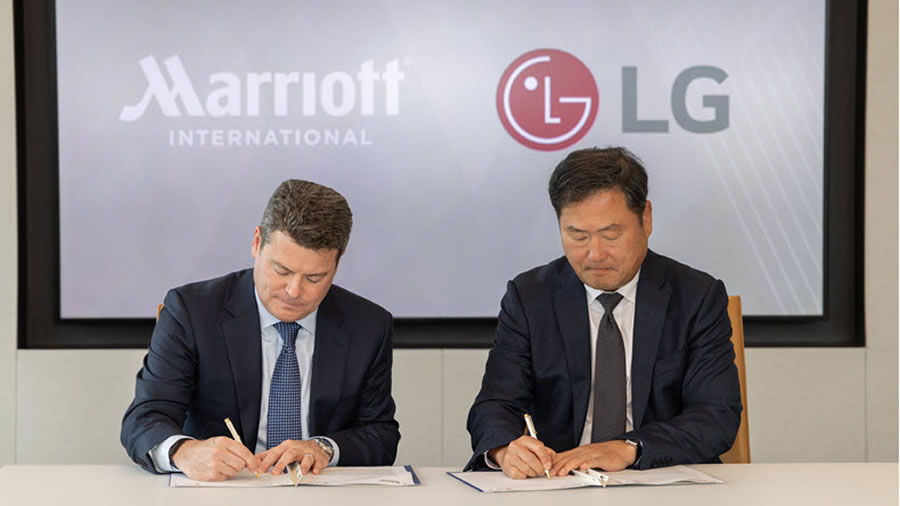 -LG Electronics y Marriott International proyectan una nueva plataforma tecnol�gica para las habitaci-