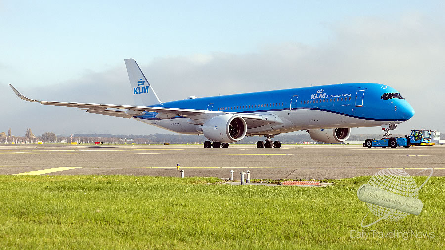 -KLM realizó el primer vuelo de un Airbus A350 a Toronto-