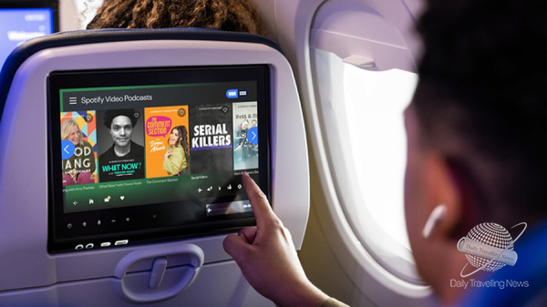 United y Spotify se unen para una mejor experiencia a bordo