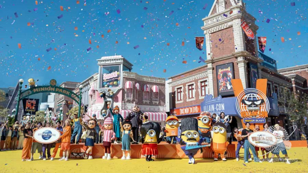 Universal Studios Japn inaugura el recin ampliado Minion Park