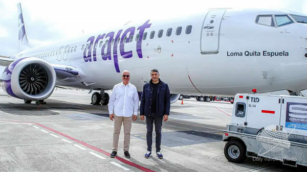 Arajet recibe su aeronave nmero 11 Loma Quita Espuela