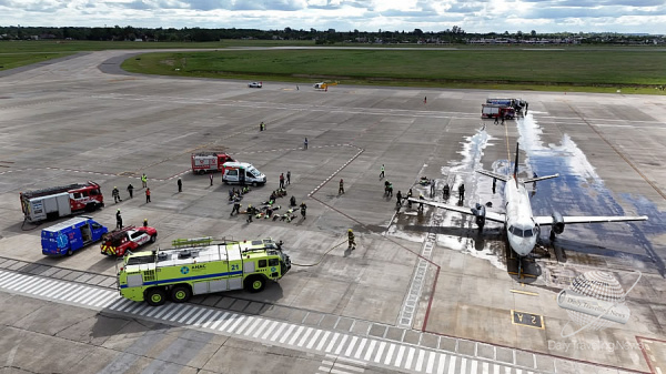 La ANAC realiz� dos nuevos simulacros de emergencia a�rea en Rosario y Tartagal
